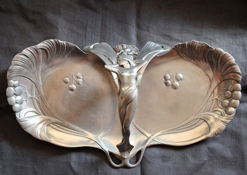 Jugendstil schale zinn - schale, 95%