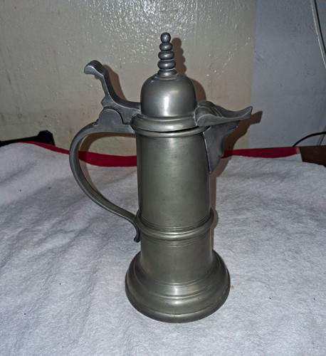 Zinn krug humpen mit - zinn, deckel