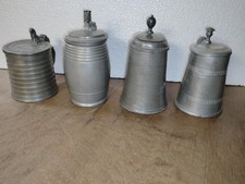 4 Zinnkrúge 18.Jhd.,guter