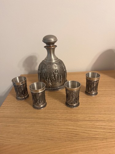 Frieling zinn schnaps set - frieling-zinn, schnaps-set