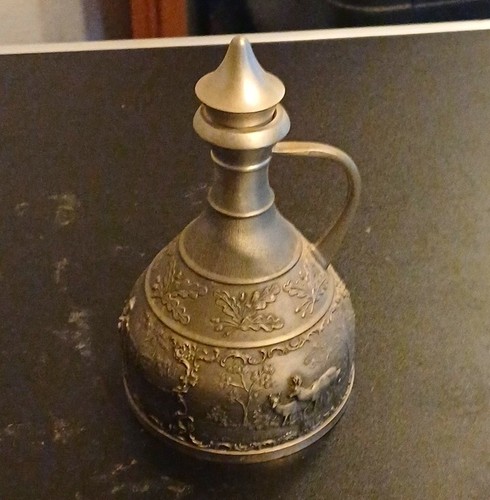 Zinnflasche kanne mit - mit, &