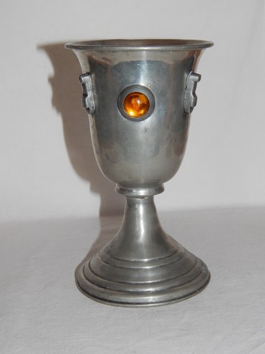 Zinn pokal becher mit 3 - pokal, /