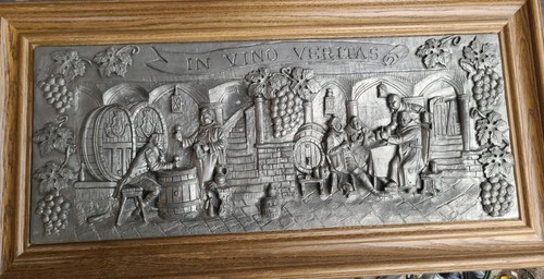 Bild zinn relief handarbeit - bild,