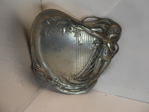 Jugendstil zinnteller schale - zinnteller,,