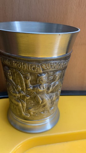 Zinnbecher zinnpokal mit - zinnpokal,