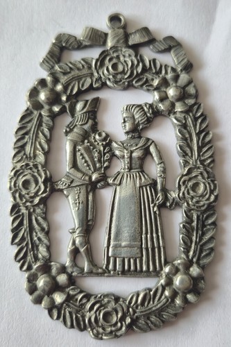 Zinnfigur wandbild anhänger - zinnfigur,