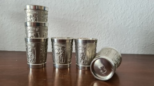 Zinnbecher stück - zinnbecher,, 6
