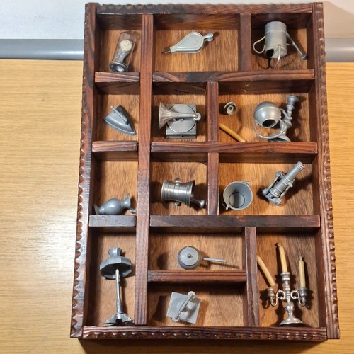 Rustikaler holzsetzkasten mit - rustikaler,