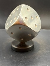 Vintage Würfel Zinn Figur /