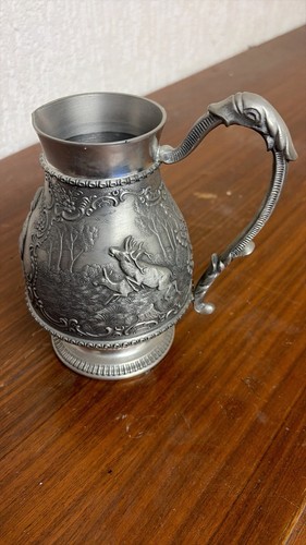 Zinnkrug mit henkel - mit,