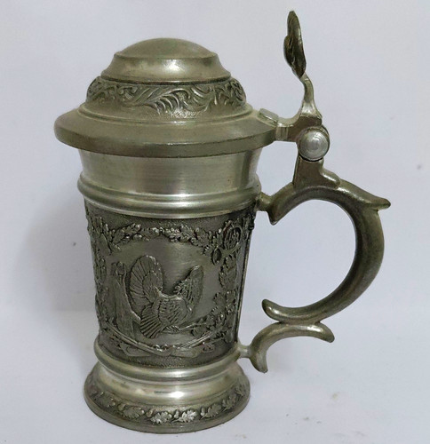 Zinnkrug mit deckel - zinnkrug,