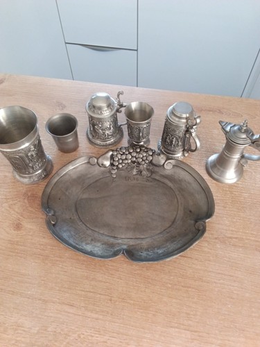 Konvolut zinnbecher mit - konvolut,