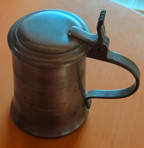 Zinnkrug mit deckel - zinnkrug,