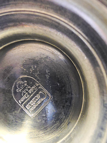 Zinnkanne mit deckel henkel - mit, &