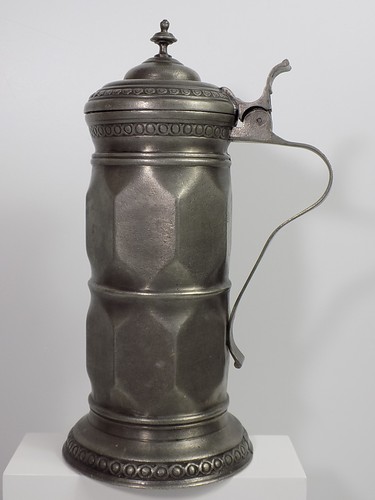 Antiker zinnkrug mit - zinnkrug,