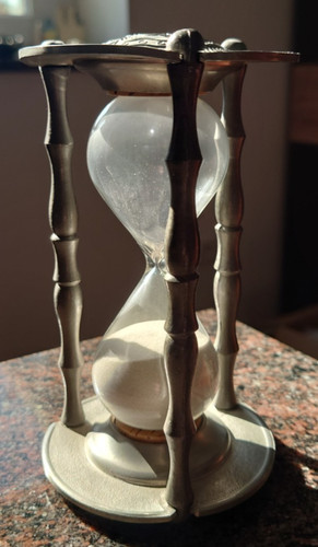 Zinn sanduhr sammlerstück - sanduhr,