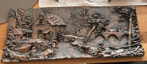 Wandrelief zinn wandbild - zinn,,
