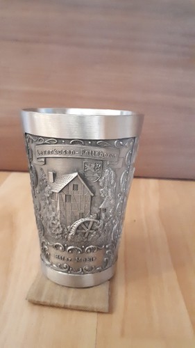 Zinnbecher höhe 6 cm - zinnbecher,, 8,6