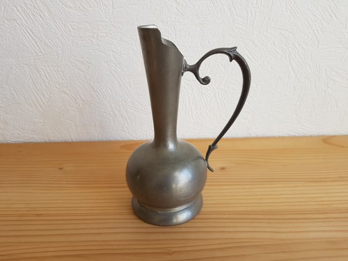 Zinn vase vintage - vase,