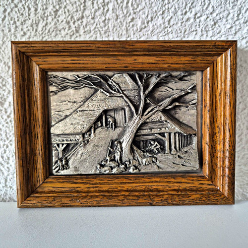 Heinrich zinn reliefbild - zinn-reliefbild, im