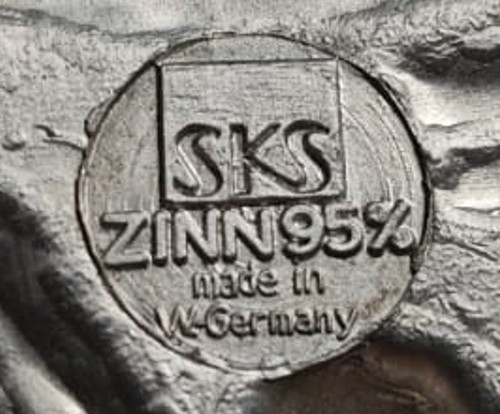 Sks zinn teller wandteller - teller,