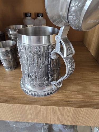 Zinnkrug mit deckel und - zinnkrug,