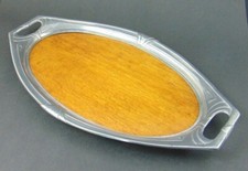 Jugendstil Zinntablett mit