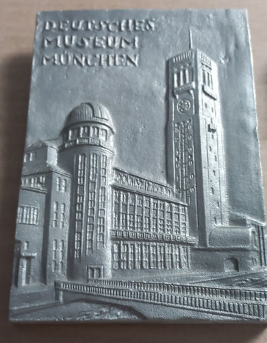 Vintage zinn reliefplatte - vintage,
