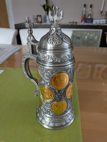 Kaiserhumpen zinnkrug deckel - kaiserhumpen, +