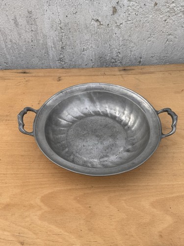 Zinnschale massiv vintage - zinnschale,