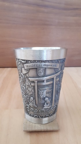 Zinnbecher höhe 6 cm - zinnbecher,,