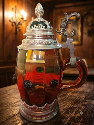 Bierkrug humpen aus zinn - bierkrug/humpen,