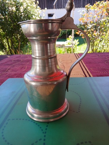 Zinnkrug mit deckel - zinnkrug,
