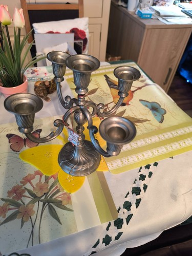 Kerzenständer zinn arm - kerzenstÄnder, 5-arm