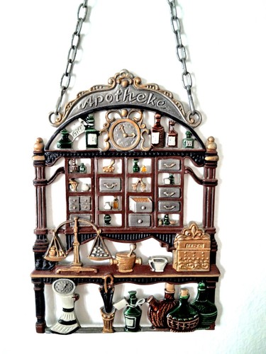 Kühn zinn wandbild - zinn, "apotheke"